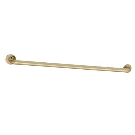 Kingston Brass DR514322 32-Inch x 1-1/4-Inch O.D Grab Bar, Polished Brass DR514322